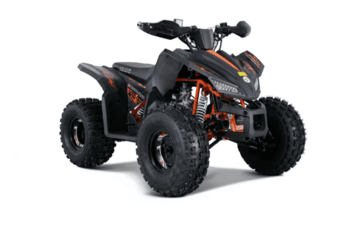 ATV and outdoor equipment